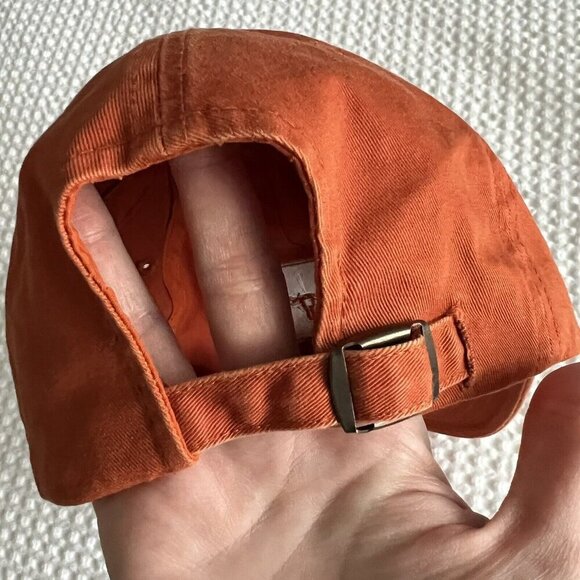 UT Austin Longhorns Baseball Cap Burnt Orange And White Logo Collegiate Line - Picture 4 of 7